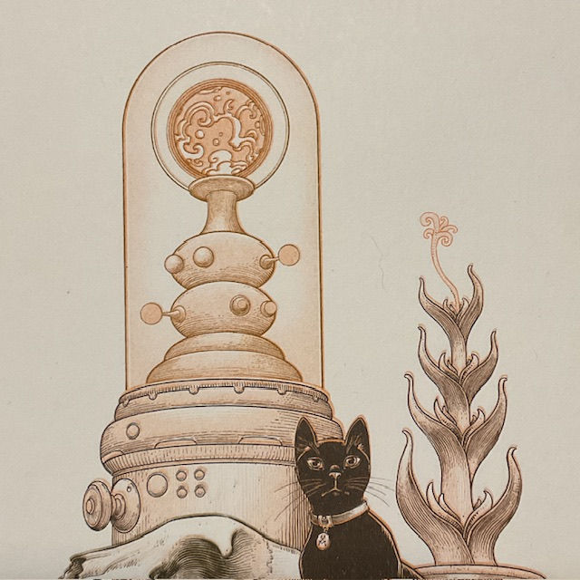 Thumbnail: Black Cat. A5 Risograph
