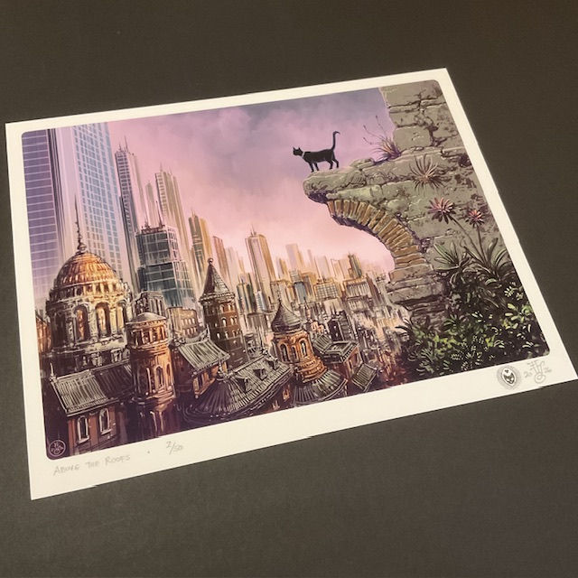 Thumbnail: Above the Roofs. A3 (full colour)