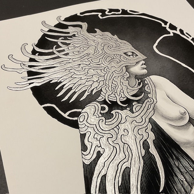 Thumbnail: Masque d'Argent. A3 (embellished)