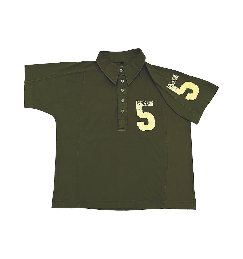 Thumbnail: Collared T-shirt - Green