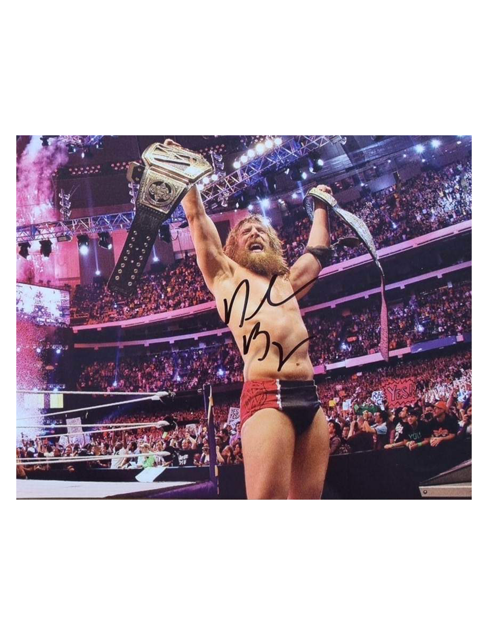 10x8 Wrestling Print Signed by Bryan Danielson