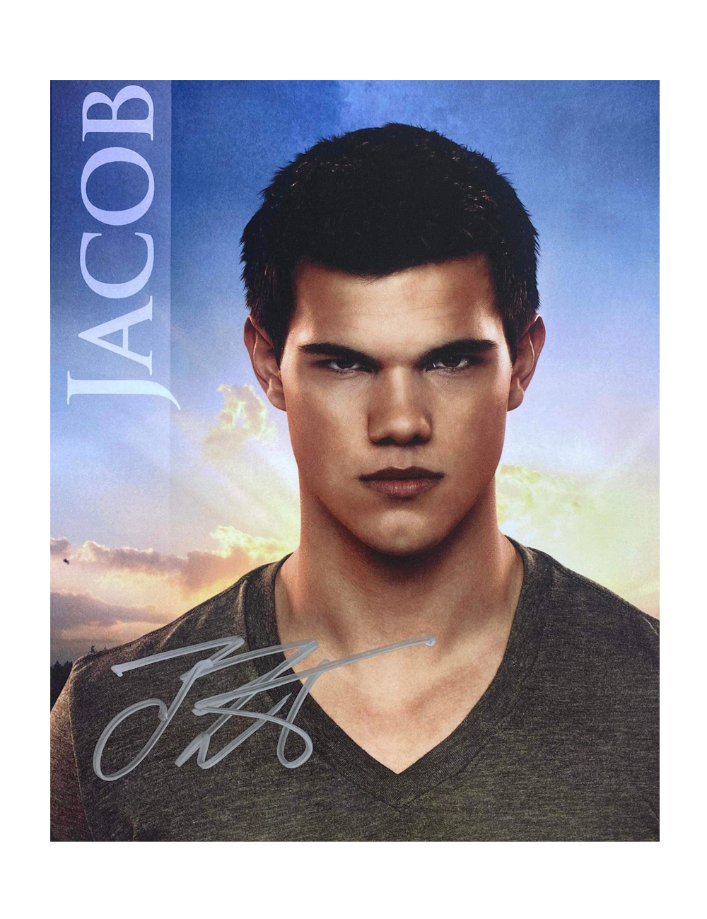 8x10 Twilight Print Signed by Taylor Lautner