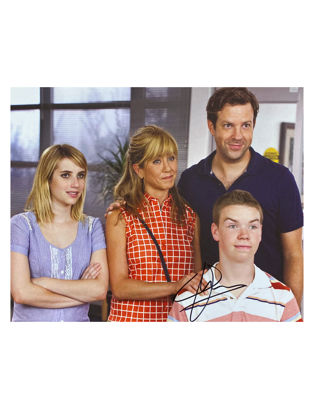 Will Poulter Signed We're The Millers Family Picture 10x8" Print
