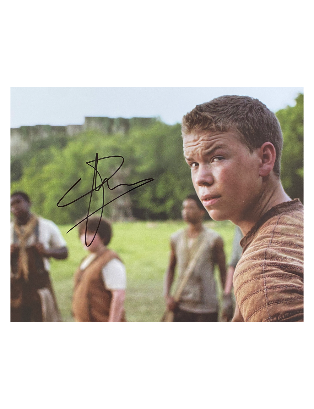 Will Poulter Signed Maze Runner 10x8" Print
