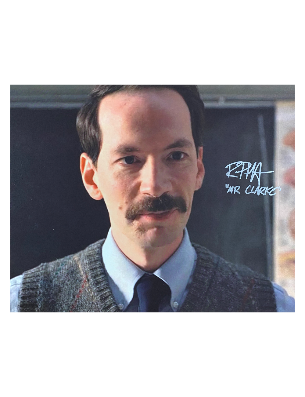 10x8 Stranger Things Print Signed by Randy Havens with Character in Silver