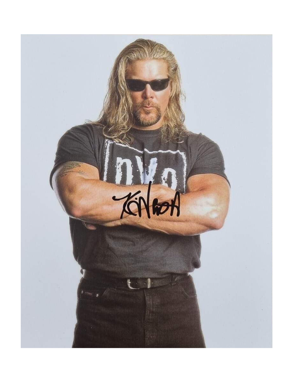 8x10 Wrestling Print Signed by Kevin Nash