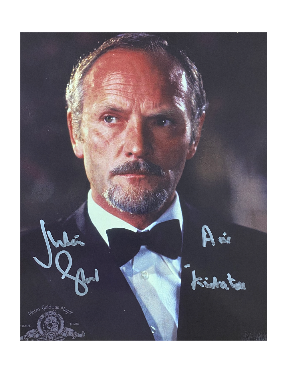 8x10 Print Signed by Julian Glover in Silver