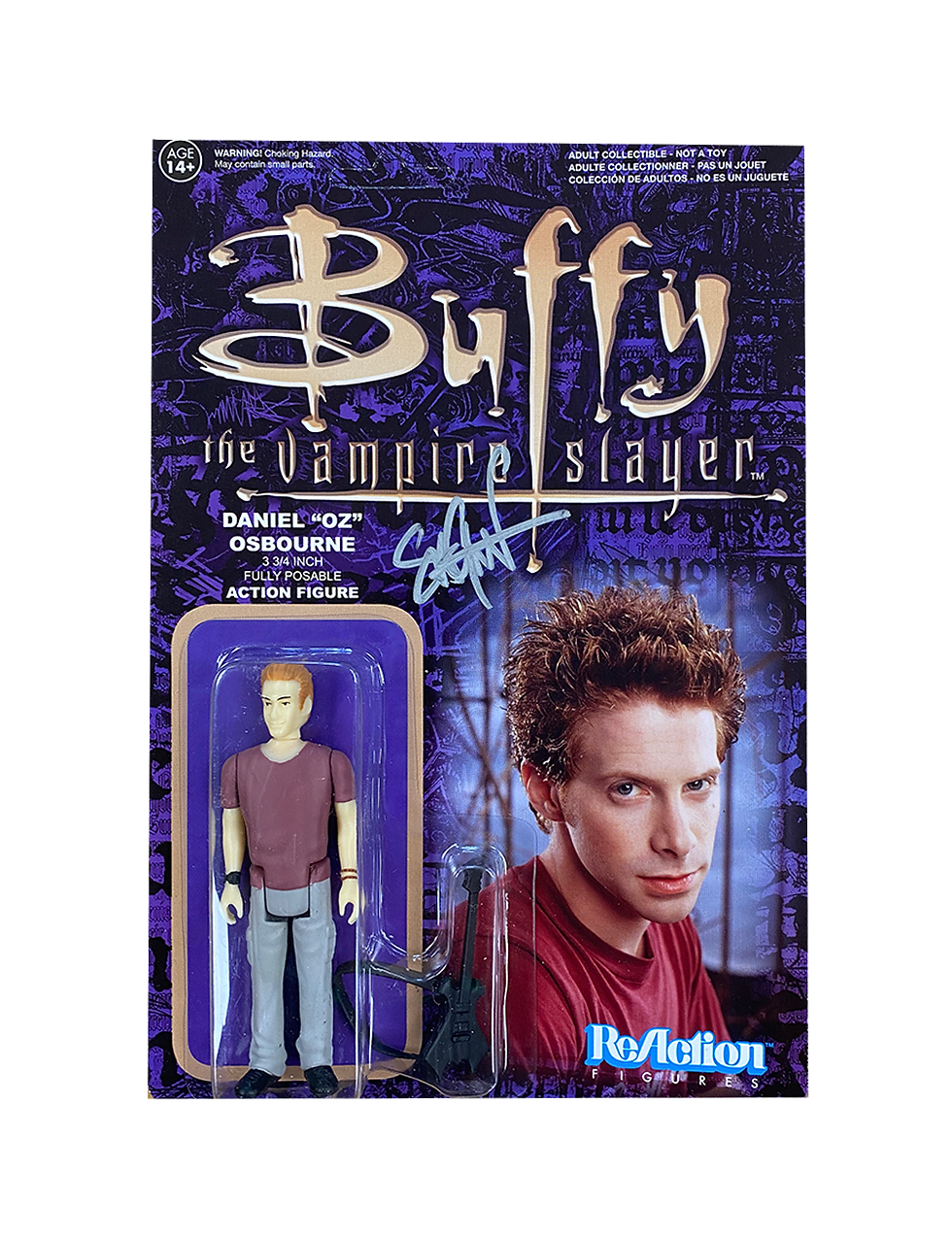 Buffy The Vampire Slayer Reaction Figure Signed by Seth Green