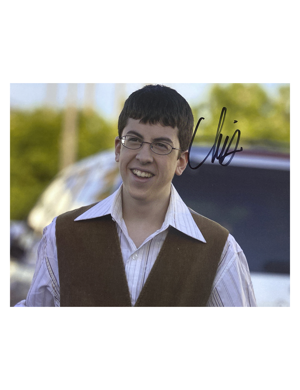 10x8" Superbad Print signed by Christopher Mintz-Plasse