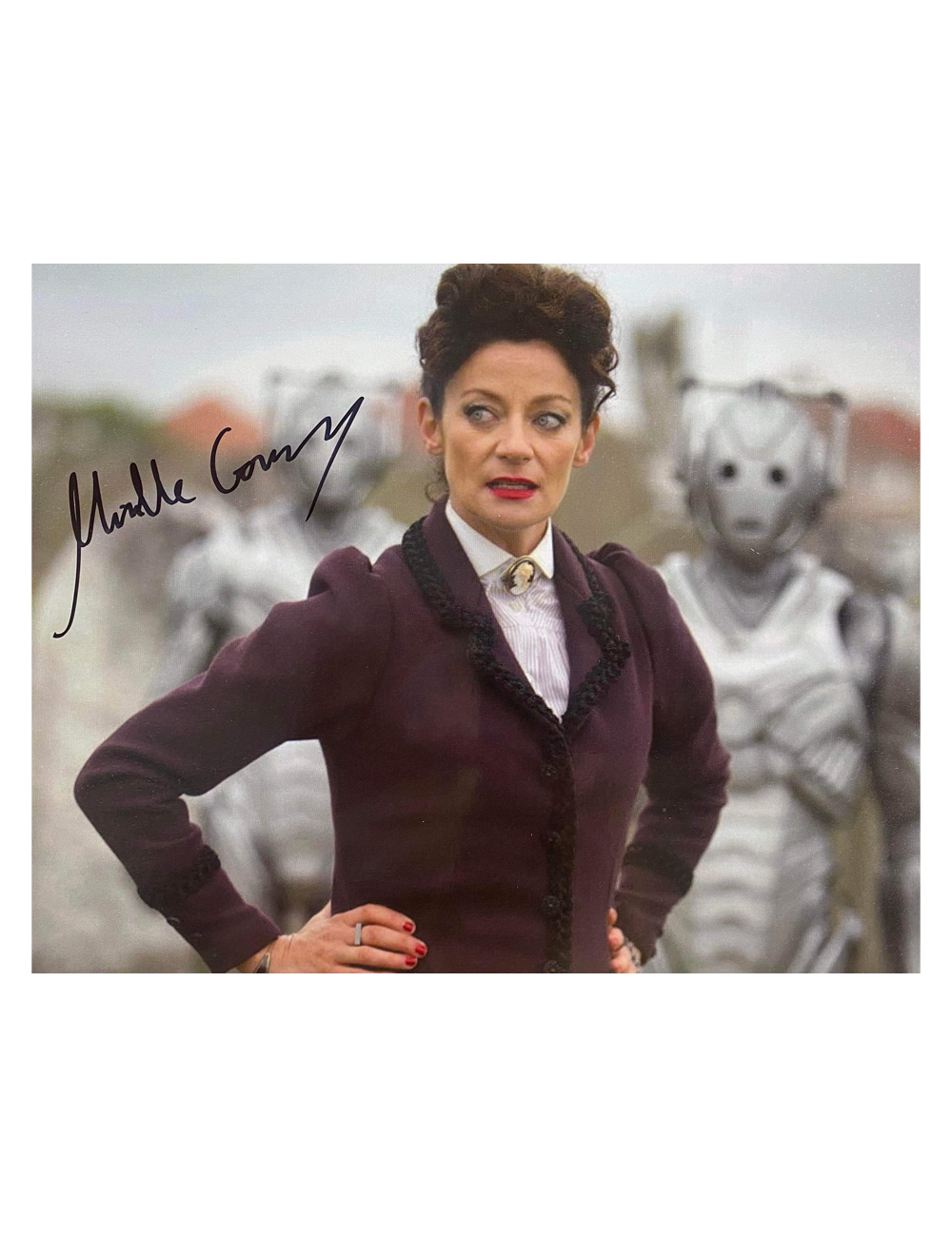 10x8 Dr Who Print Signed by Michelle Gomez