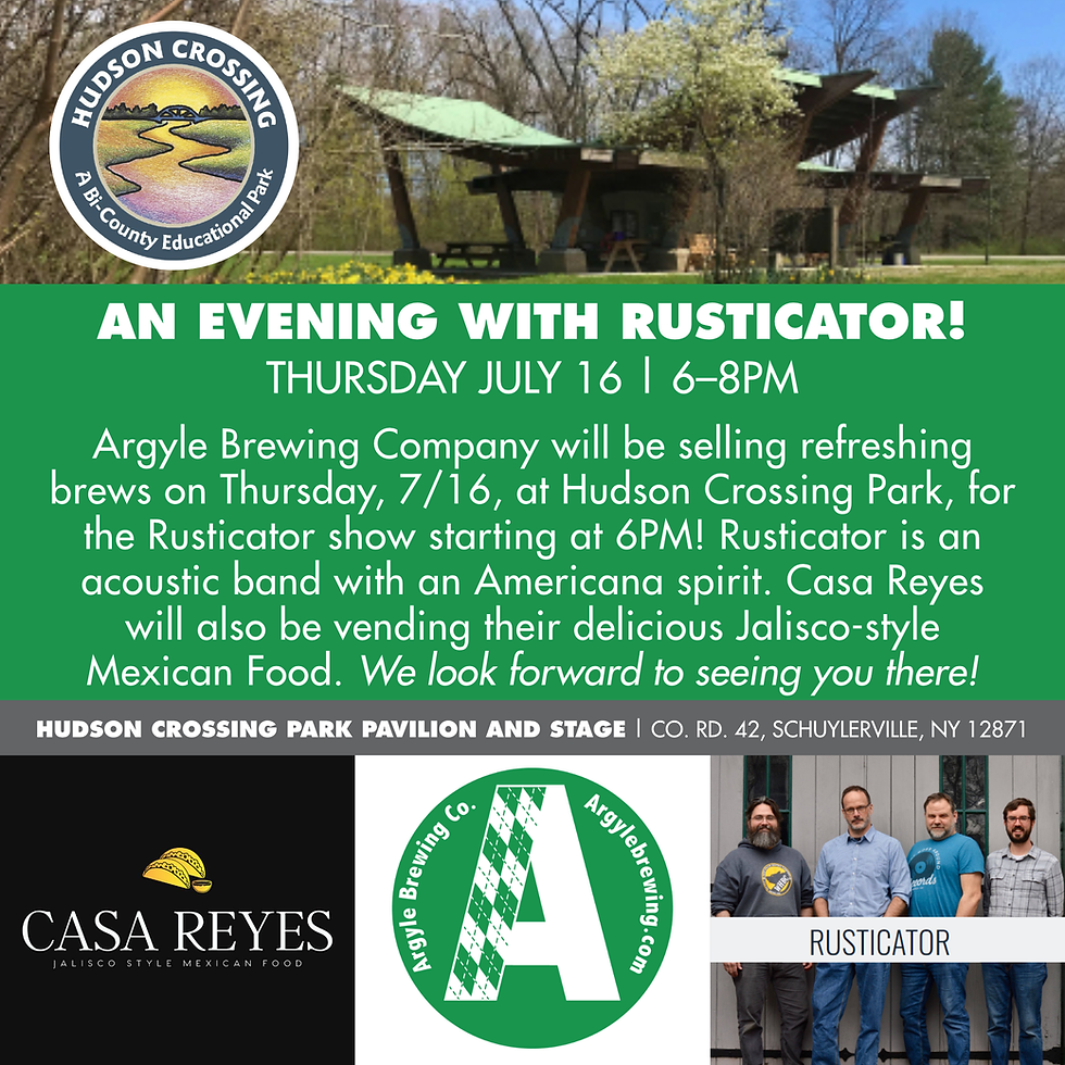 An Evening With Rusticator At Hudson Crossing Park