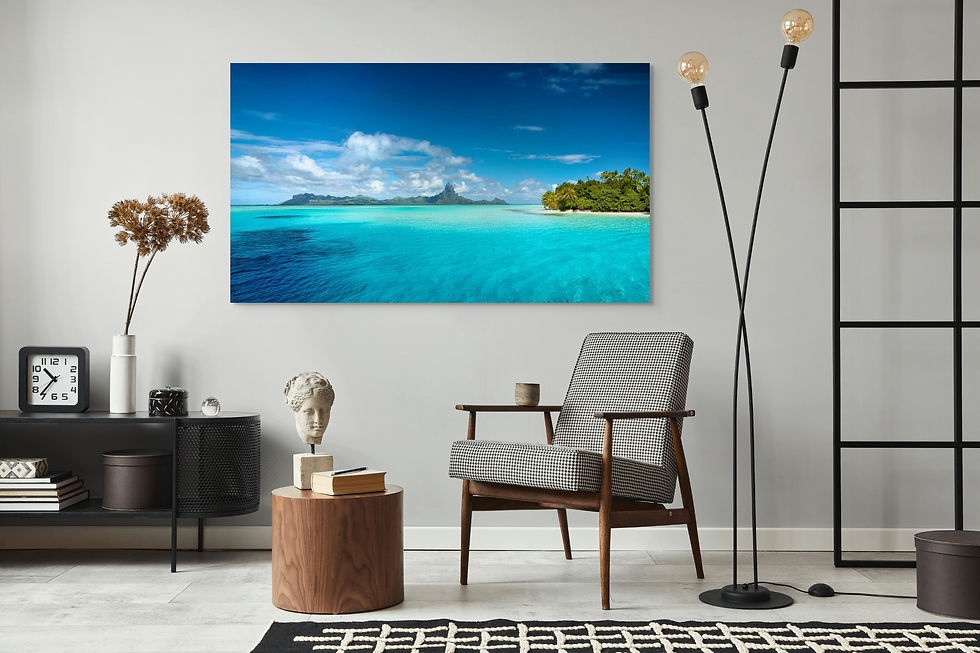 Thumbnail: Bora Bora in South Pacific and its Beautiful Super Turquoise waters.