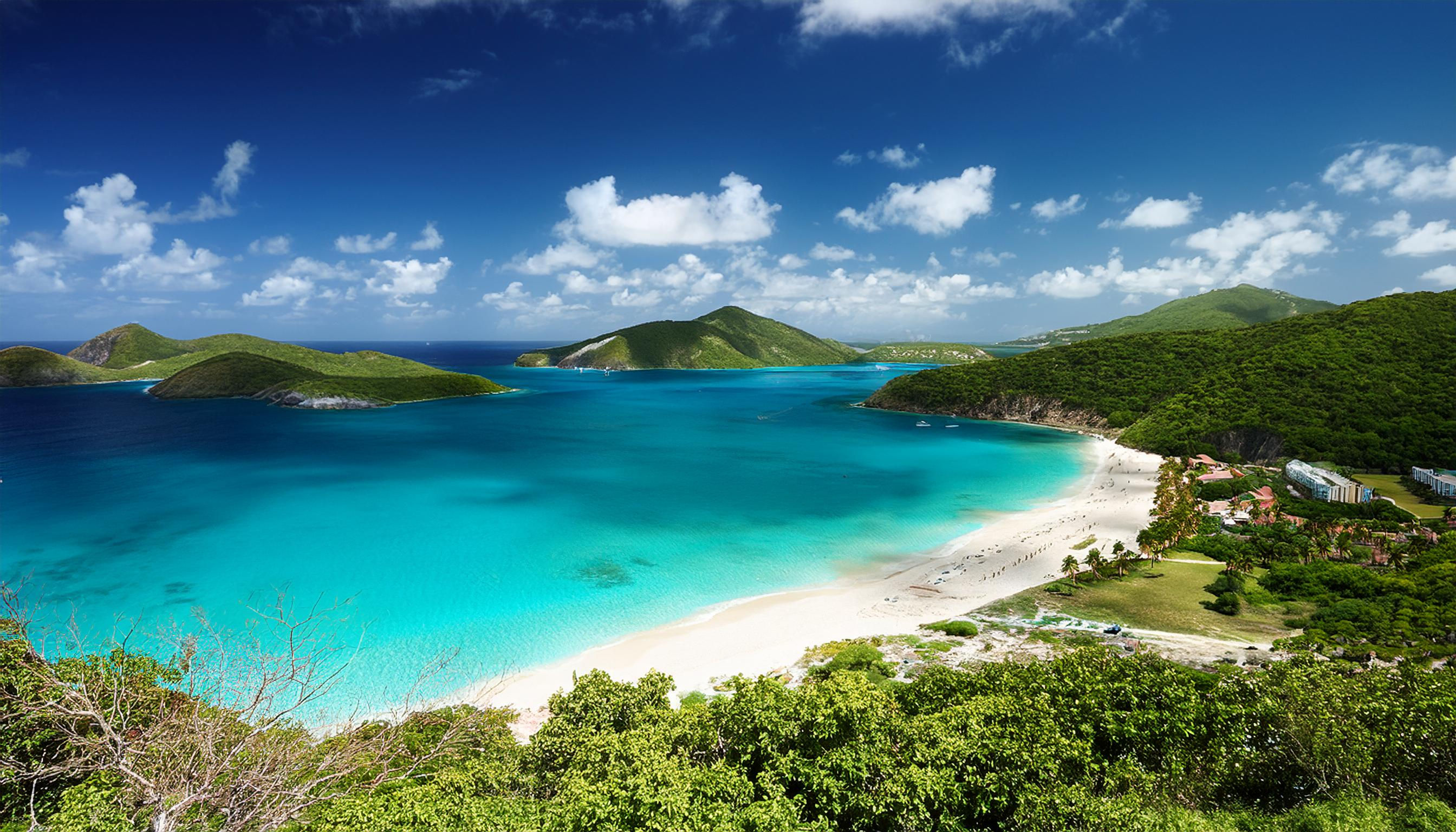St. Johns and its Beautiful Super Turquoise beaches.