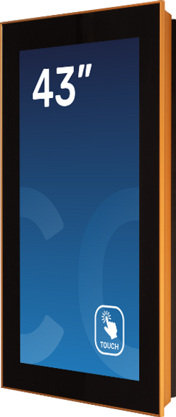 Flexi Mega Wall Seite orange eloxal 