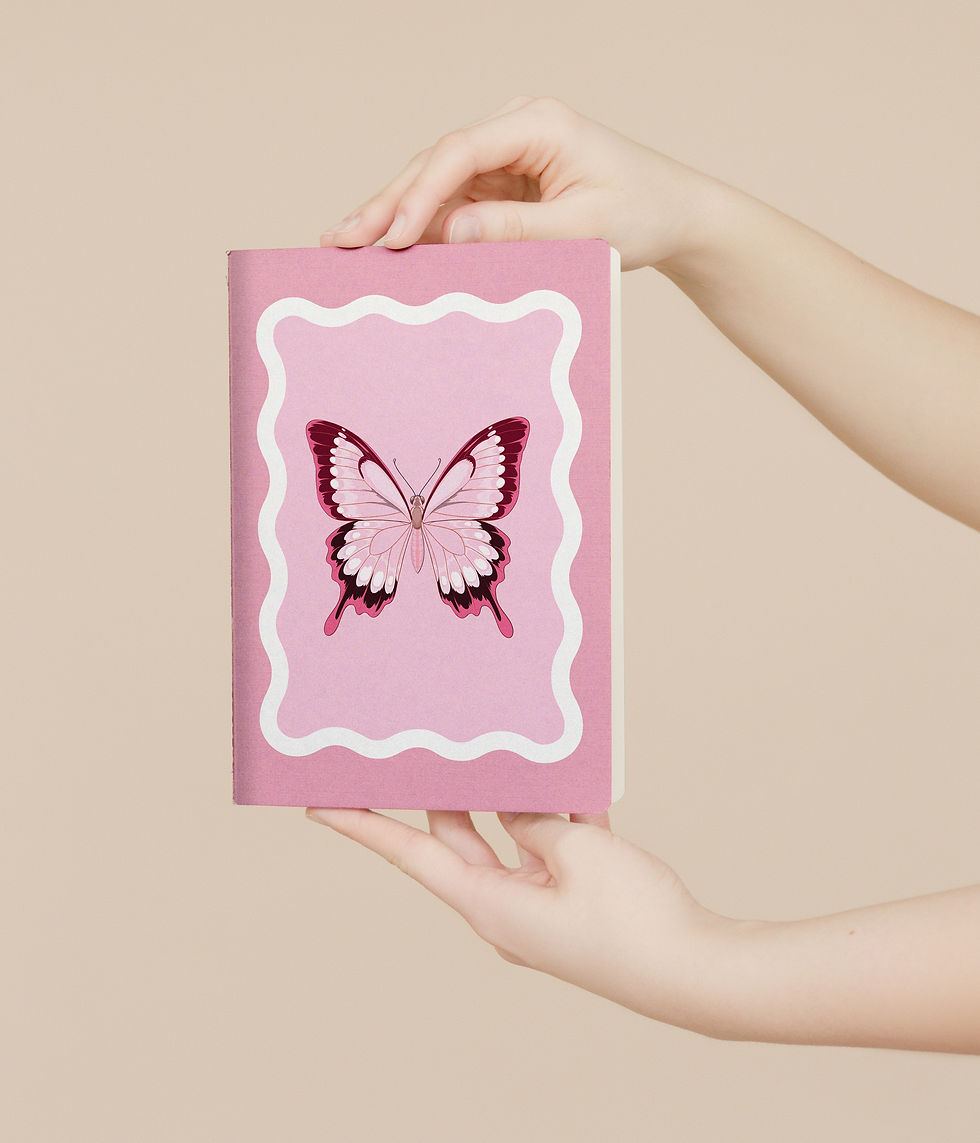 Thumbnail: Pink Butterfly | Soft Cover Notebook