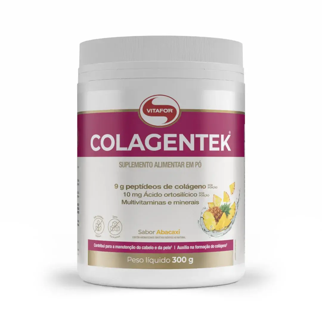 Colagentek Peptídeos de Colágeno Hidrolisado 300g | Vitafor