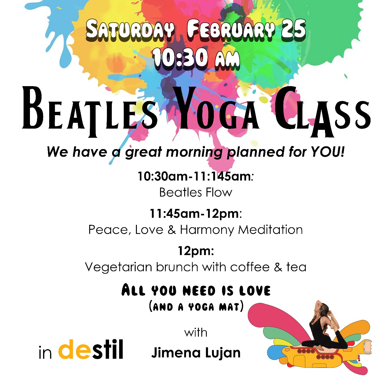 Beatles Yoga Class