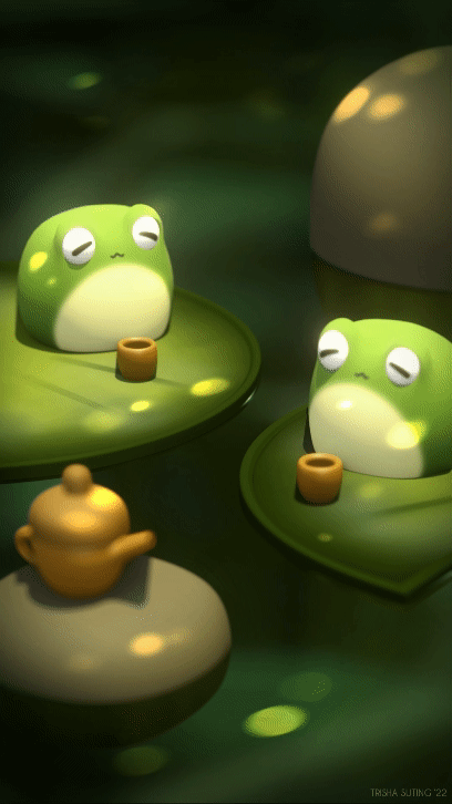 Froggy Tea Party