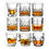 Thumbnail: BakeCraft Tools fashion whiskey glasses with modern geometric design – lead-free crystal tumblers