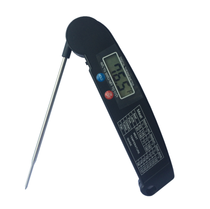 Thumbnail: BakeCraft Tools digital meat thermometer instant read – waterproof probe for cooking and BBQ