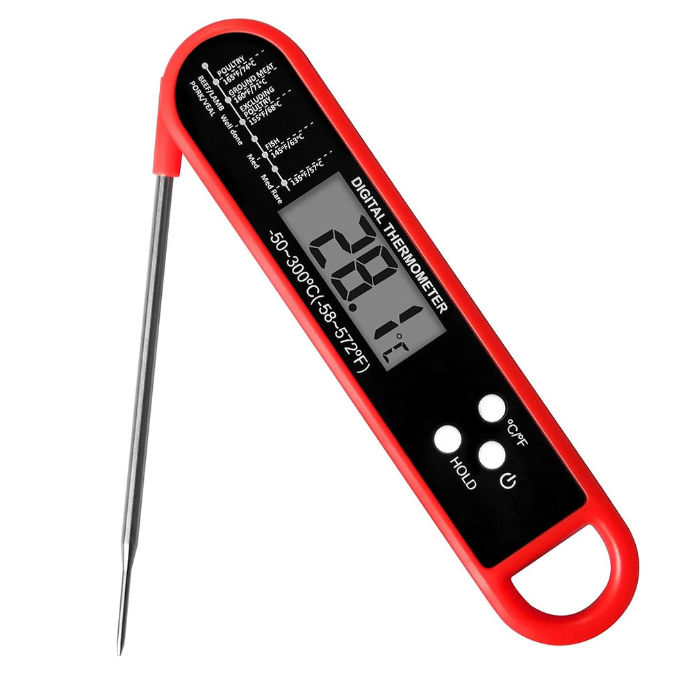 Digital Food Thermometer with Foldable Probe