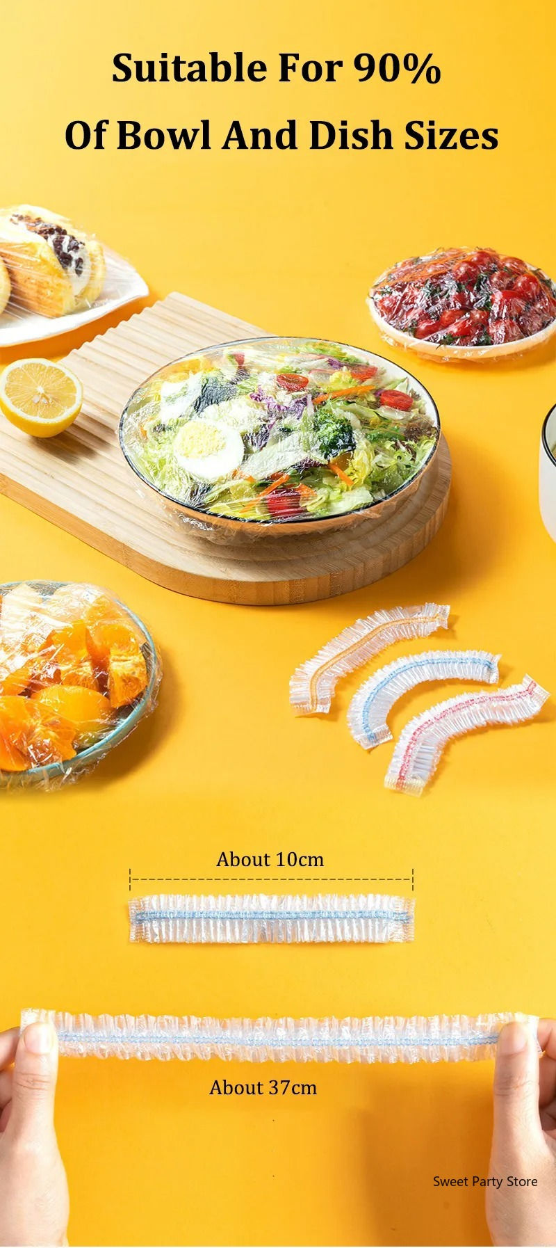 Thumbnail: Elastic Disposable Food Covers