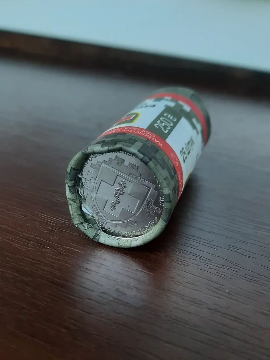 Прев'ю: Рол монет 2024 «Медичні сили Збройних сил України»