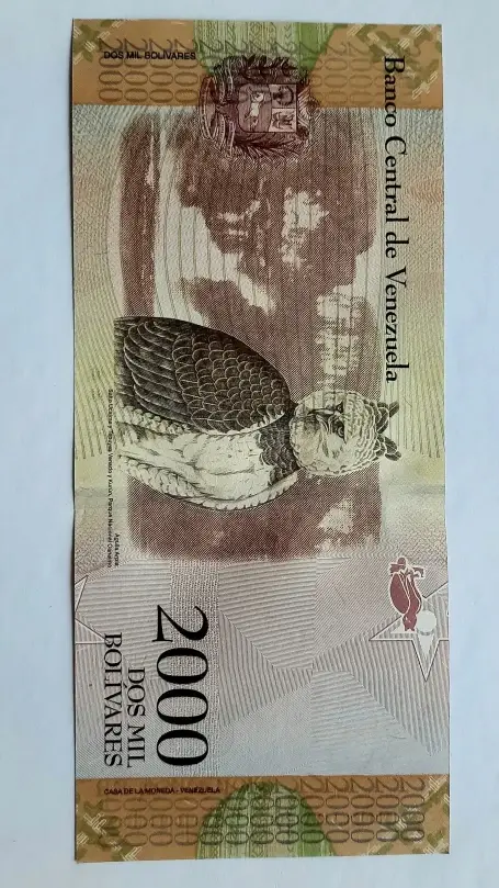 Прев'ю: Венесуела 2000 боліварів 2016 року