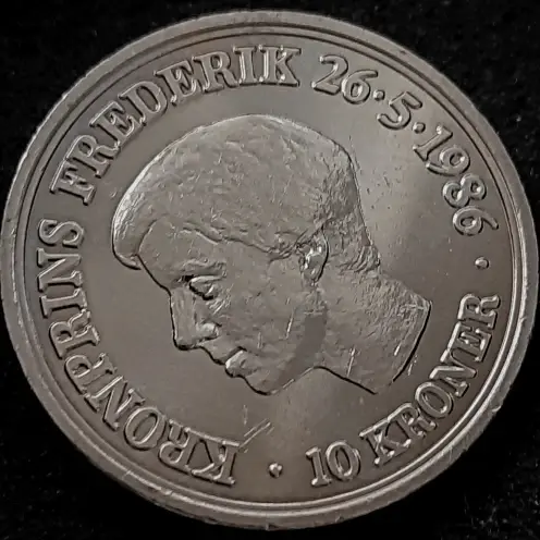 Прев'ю: Данія 10 крон 1986 року