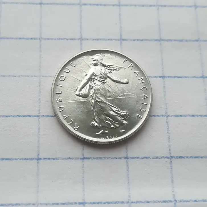 Прев'ю: Франція 1 франк 1973 BU