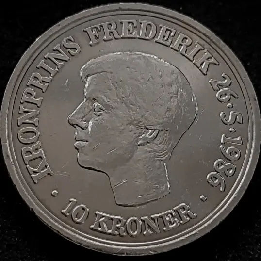 Прев'ю: Данія 10 крон 1986 року