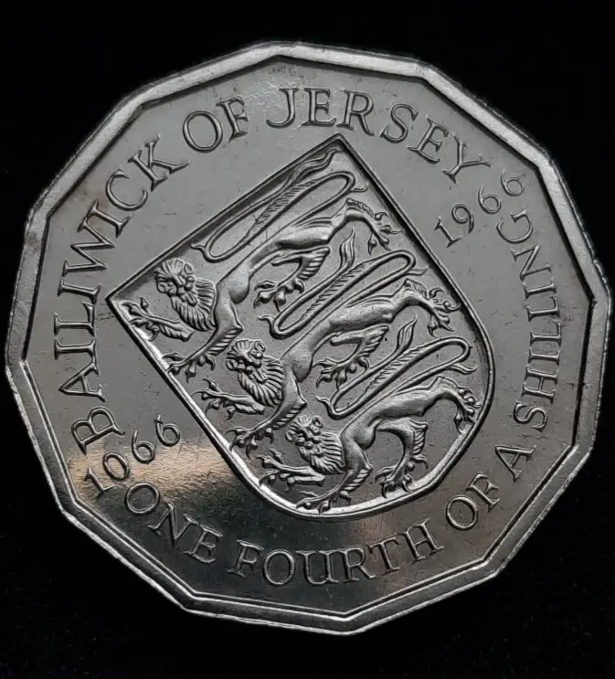 Прев'ю: Джерсі 1/4 шилінга 1966 року