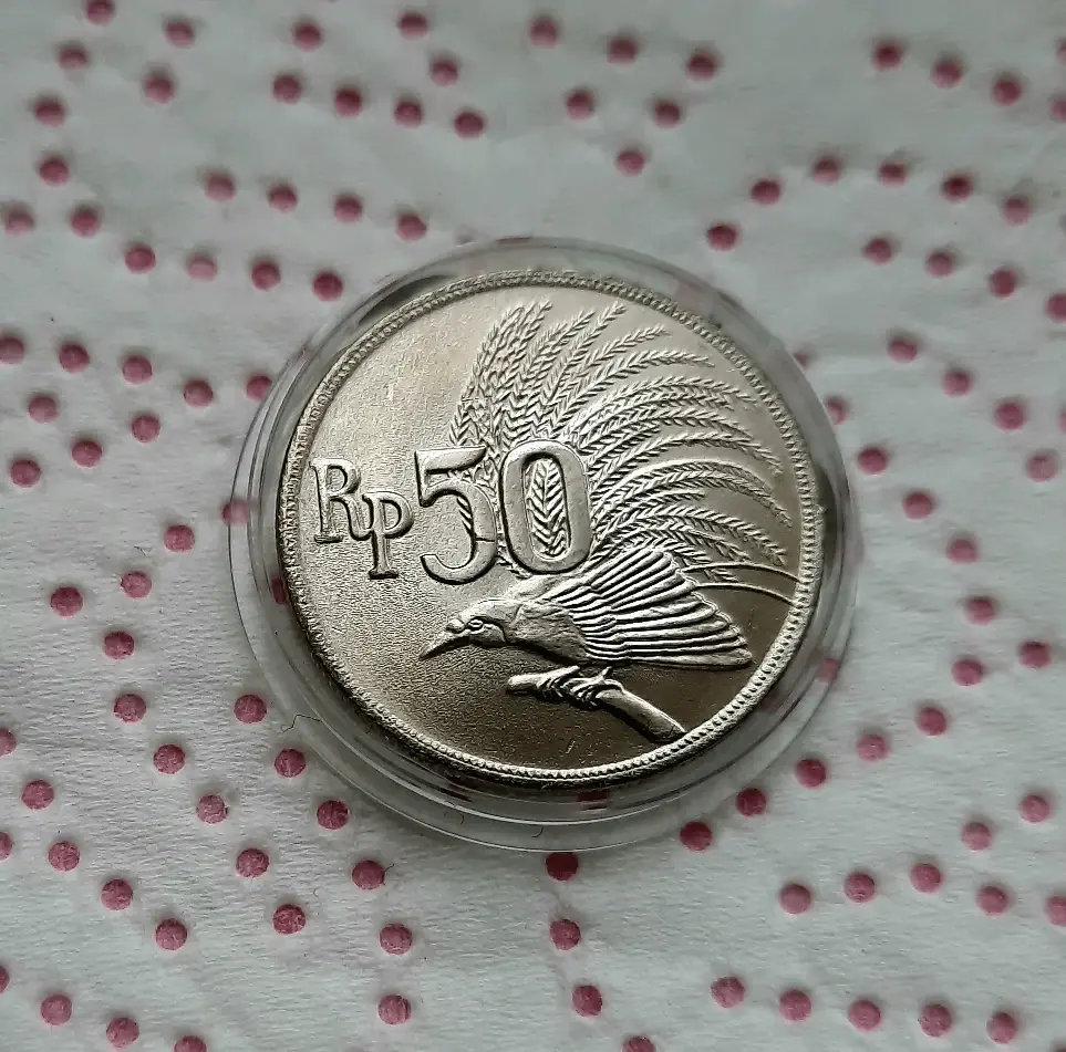 Прев'ю: Індонезія 50 рупій 1971 року BU