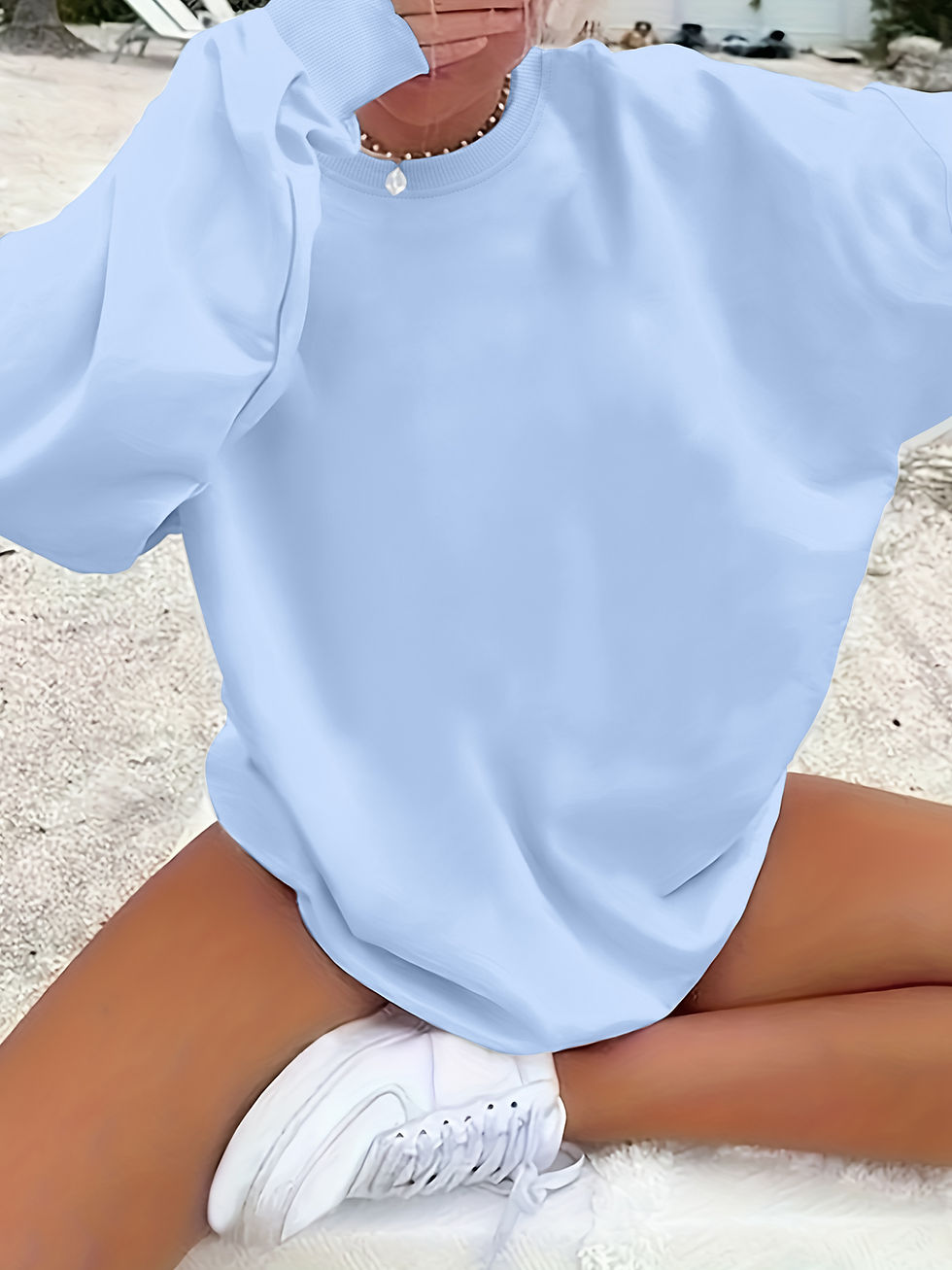 Miniatura: Moletom Feminino Oversized Urban Chic