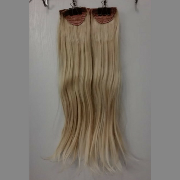 Thumbnail: Blonde fibre synthetic hair extensions