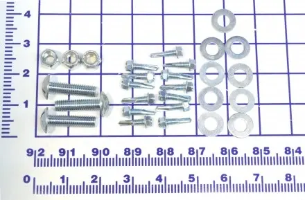2pc. Toe Guard Fastener Kit for Kelley 2pc toe guards One Side Only - KMF1062