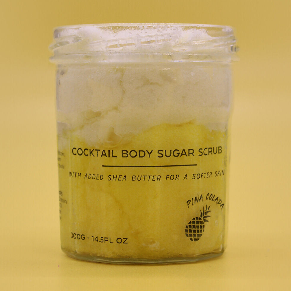 Thumbnail: Homemade Fragranced Sugar Body Scrub - Pinacolada 300g