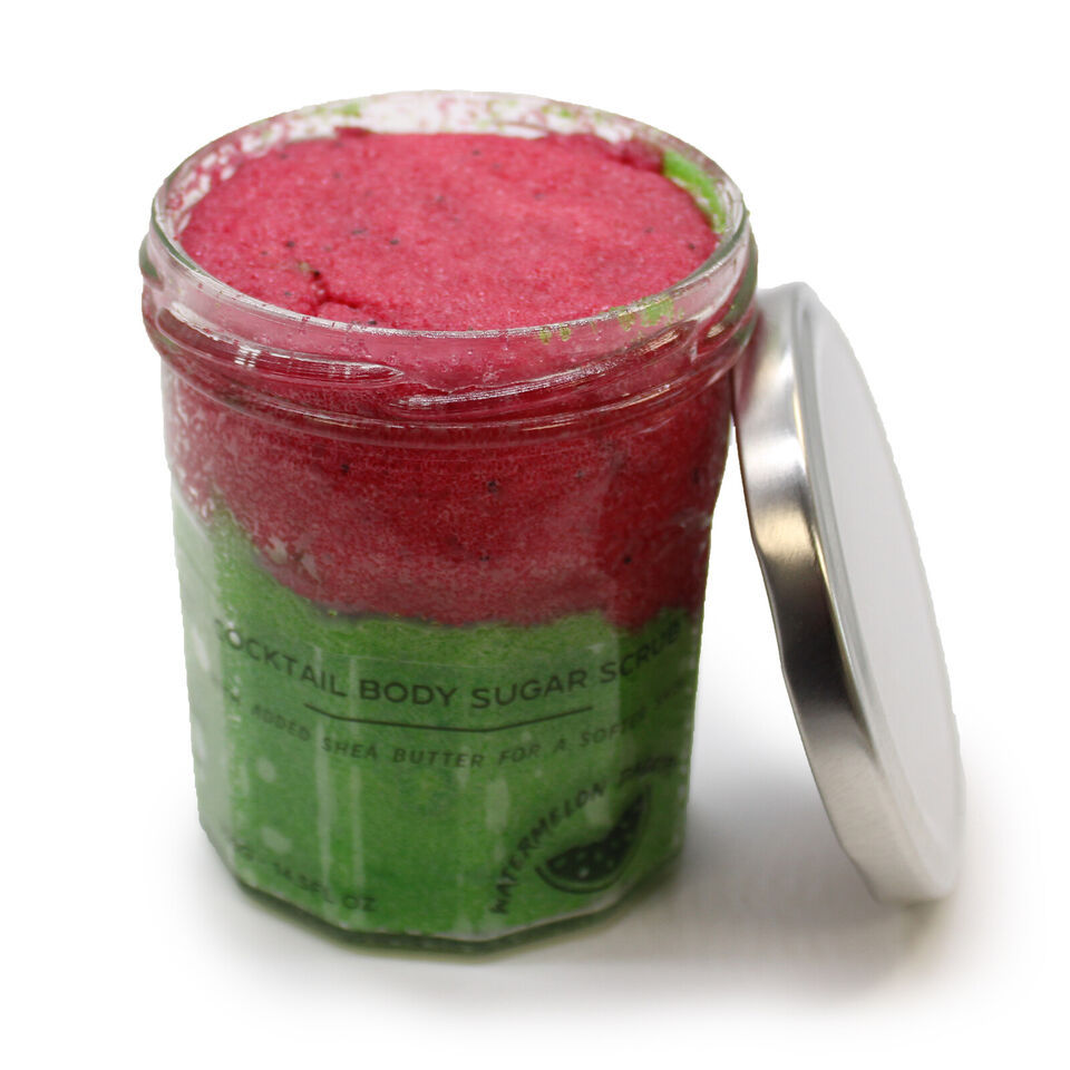 Thumbnail: Handmade Fragranced Cocktail Body Sugar Scrub - Watermelon Daquiri 300g
