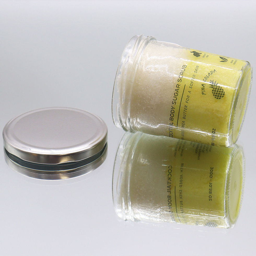Thumbnail: Homemade Fragranced Sugar Body Scrub - Pinacolada 300g