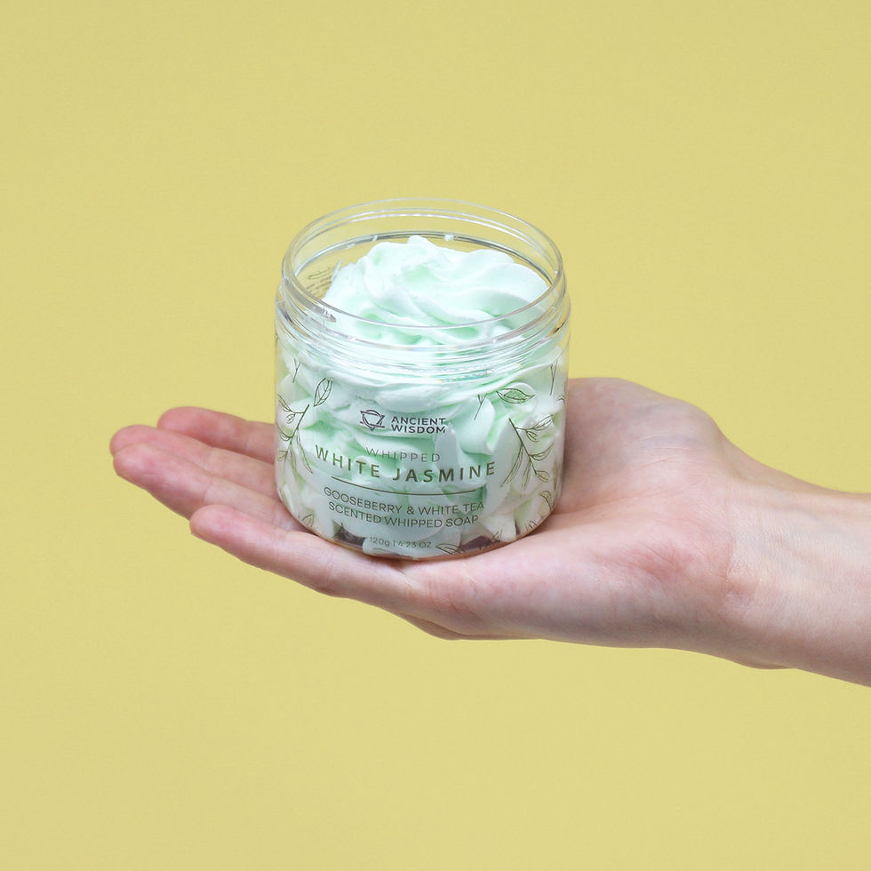 Thumbnail: Gooseberry & White Tea Whipped Cream Soap 120g