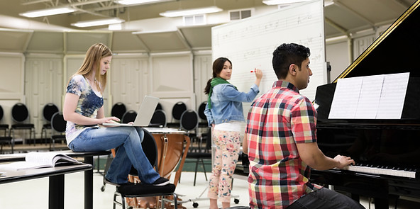 Students in Music Room