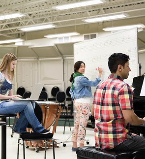 Students in Music Room