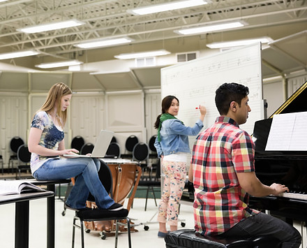 Students in Music Room