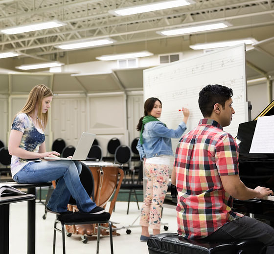 Students in Music Room