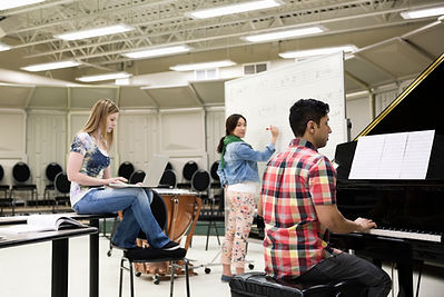 Students in Music Room