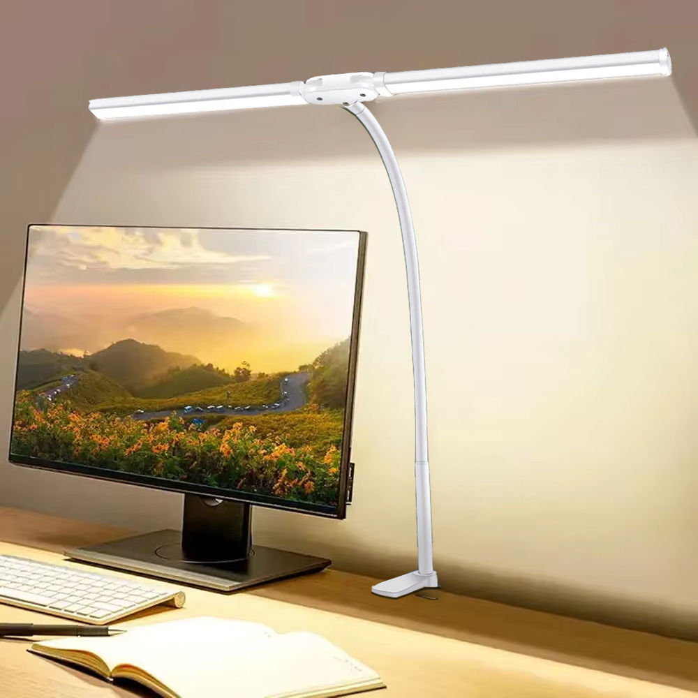 Double-Head LED Desk Lamp