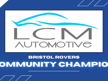LCM Automotive Drives Positive Change as a Bristol Rovers Community Champion