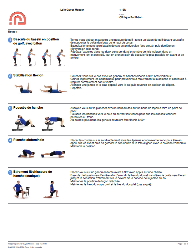Exercices hyperlordose à l'entraînement au deadlift et hip thrust