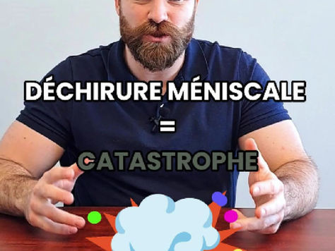 Ménisque déchiré, vraiment?