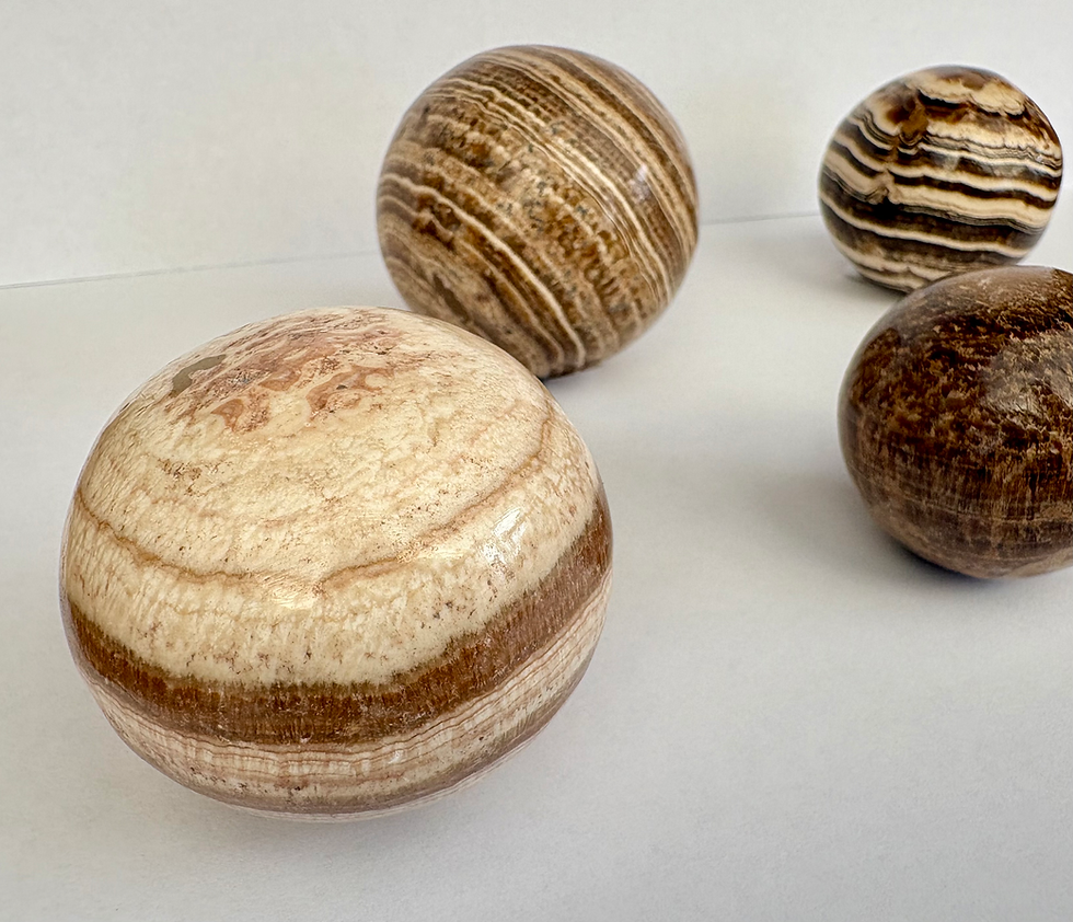 Thumbnail: CHOCOLATE CALCITE SPHERES - Various Sizes Available